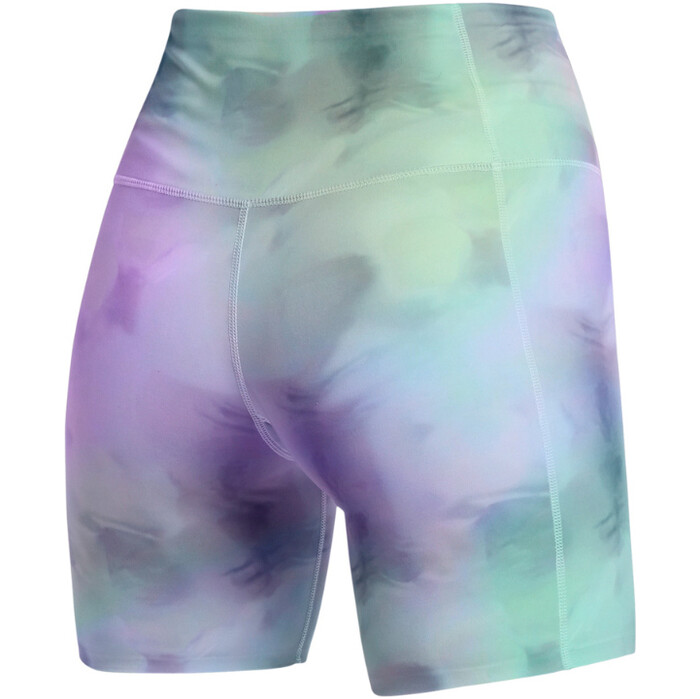 2024 Mystic Mujer Terri Performance Biker Shorts 35001.240241 - Purple / Green